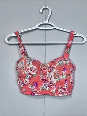 B.O.G Collective Coral Bustier Crop Top